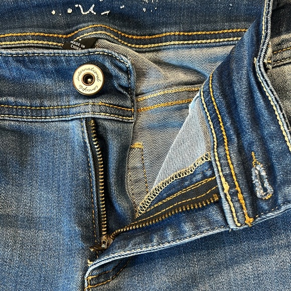 Inc International Concepts Distressed Ankle Raw Hem Jeans Size 4 - Picture 7 of 12